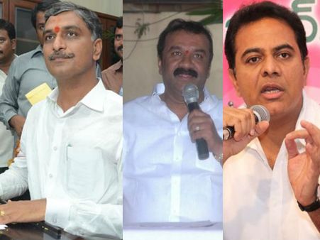 కెటిఆర్‌కు 'కీ'లక శాఖలు, హరీష్ వద్దన్న మైనింగ్ అప్పగింత: తలసానికి షాక్, ఎవరికి ఏది?