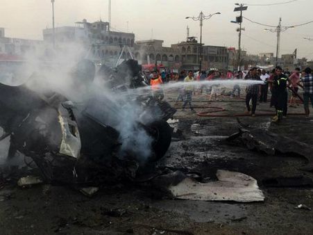 బాంబులతో దద్దరిల్లిన బాగ్దాద్, 64 మంది మృతి : ఐఎస్ఐఎస్ పనే