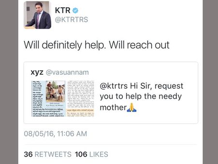 అంబాలీ ఫ్యామిలీకి కెటిఆర్ అండ: డైనమిక్ లీడరంటూ సోషల్ మీడియా(పిక్చర్స్)