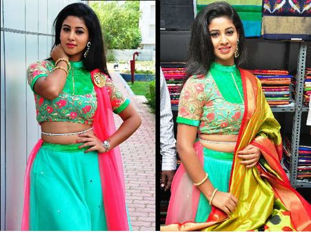 ఇకత్ ఆర్ట్ మేళా: నటి పావని ఫోజులు(పిక్చర్స్)