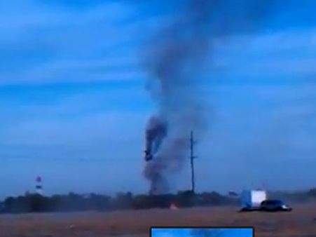 హాట్‌ ఎయిర్ బెలూన్‌లో మంటలు: 16మంది సజీవదహనం