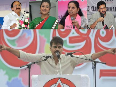 పవన్ కల్యాణ్ వ్యాఖ్యలు: వెంకయ్య మాట ఇదీ.. రోజా, శివాజీ, కవిత కూడా...