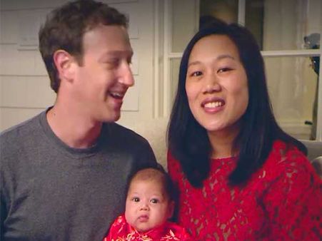 జుకర్ బర్గ్ కూతురు తొలి పలుకు ఇదే