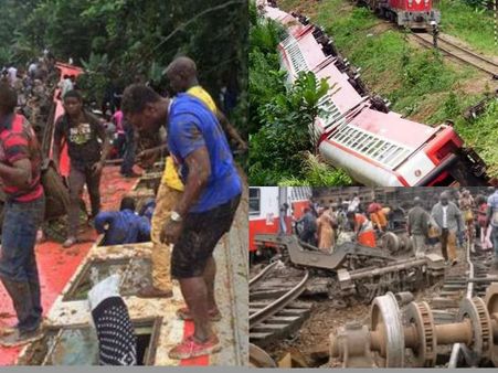 ఘోర రైలు ప్రమాదం: 55మంది మృతి, 500మందికి గాయాలు