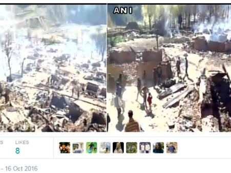 భారీ అగ్నిప్రమాదం: గ్రామం మొత్తం కాలిబూడిదైంది