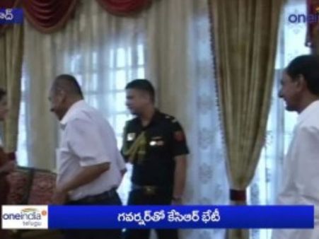 గవర్నర్ నరసింహన్‌తో సీఎం కేసీఆర్ భేటీ