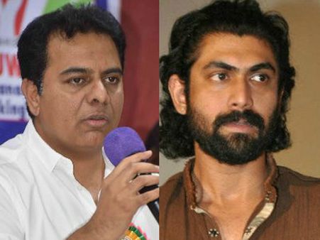 తండ్రితో జాగ్రత్త: హీరో రానాకు కేటీఆర్ సూచన, కొడుకుకి కేసీఆర్ చాలా టఫ్పా?