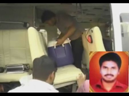 యువకుడి బ్రెయిన్‌డెడ్: నెల్లూరు-హైదరాబాద్‌కు హెలికాప్టర్‌లో అవయవాలు