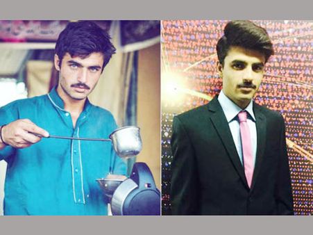 ‘పాక్ వెపన్’ నీలికళ్ల చాయ్‌వాలా.. మోడల్‌గా మారాడు!