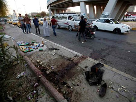 బాగ్గాద్‌లో పలుచోట్ల బాంబు పేలుళ్లు: 14 మంది దుర్మరణం