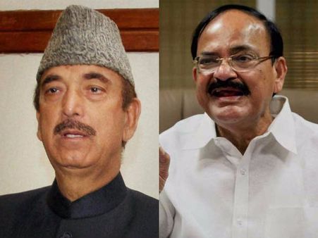 నోట్ల రద్దు: ఆజాద్ తీవ్ర వ్యాఖ్య, పాక్ ఉగ్రవాదంతో పోల్చడమా: వెంకయ్య