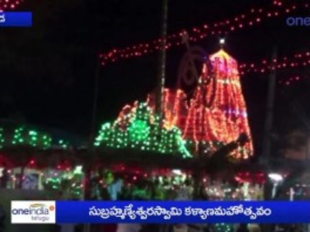 అన్నవరంలో షష్టి కల్యాణ మహోత్సవాలు