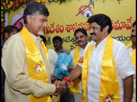 ఆ డైలాగ్ 'రాజకీయం' కాదు: బాలకృష్ణ, యువతి కోసం ఇలా..., బాబు ముందే నినాదాలు