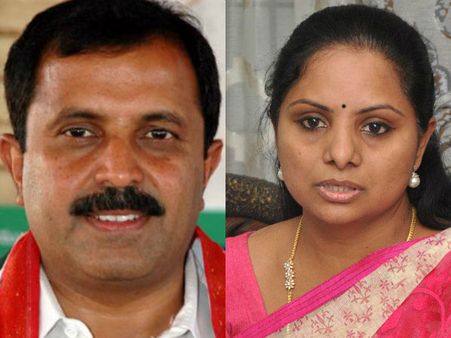 సోకులతో విదేశాలు తిరిగే కవిత, కేసీఆర్ మోడీ కాళ్లు పట్టుకోలేదా: యాష్కీ