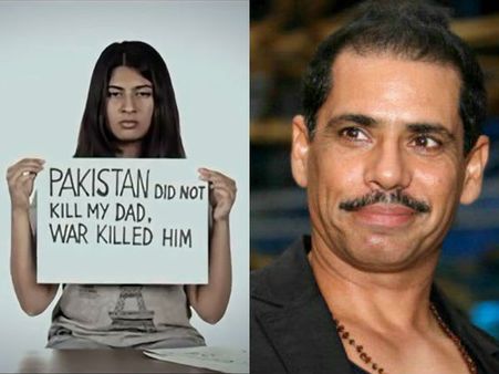 నన్ను వదిలేయండి: గుర్మెహర్ కౌర్, ధైర్యశాలివంటూ రాబర్ట్ వాద్రా సపోర్ట్