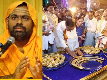 తిరుమలకు కేసీఆర్ రూ.5 కోట్ల కానుకలు: విమర్శలపై పరిపూర్ణ జవాబు