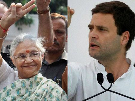 రాహుల్ గాంధీపై వ్యాఖ్యలు: షీలాదీక్షిత్ యూటర్న్