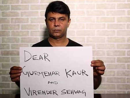 నేను ఒకటి చెప్పాలనుకుంటున్నా: సెహ్వాగ్-గుర్మెహర్‌కు ఆర్జే నవేద్