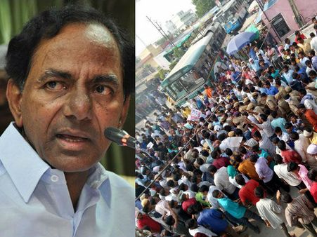 కేసీఆర్‌కు మంథని దెబ్బ:మూడెకరాలు పోయి ఆరడగుల జాగనా?, 'మధుకర్' ఘటనపై పెల్లుబికిన ఆగ్రహం