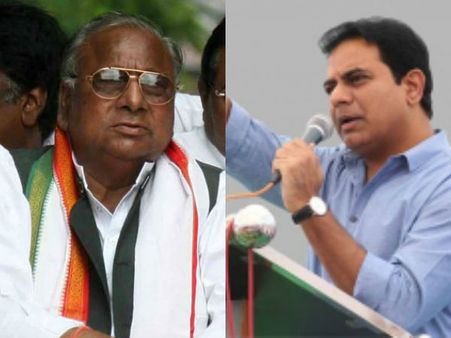 వీళ్లనీ చెప్పుతో కొట్టాలి: కేటీఆర్‌కు వీహెచ్ కౌంటర్