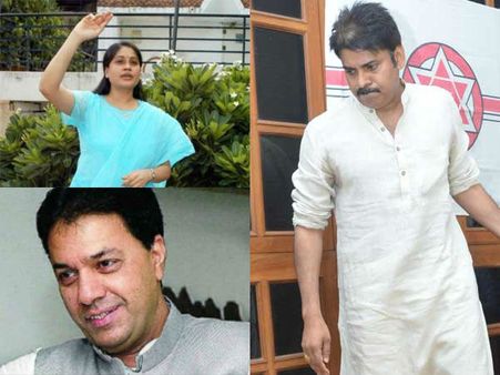 షా వ్యూహం: విజయశాంతి, సురేష్ రెడ్డిలకు గాలం.. లెఫ్ట్‌తో పవన్?