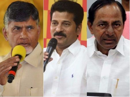 కాంగ్రెస్ ఎఫెక్ట్: మహానాడు సభలో రేవంత్ రెడ్డికి బాబు షాక్, కేసీఆర్‌పై నో కామెంట్