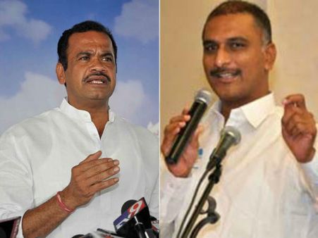 నల్గొండలో హరీశ్‌రావు సభ కోసం కోమటిరెడ్డి జన సమీకరణ!..