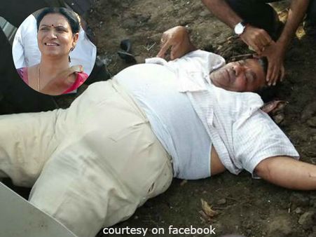 రోడ్డు ప్రమాదంలో మాజీమంత్రి డికె అరుణ భర్త భరతసింహరెడ్డికి గాయాలు