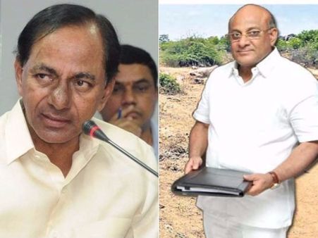 కెసిఆర్‌కు చిక్కులు: భూస్కాంతో నమస్తే తెలంగాణ సిఈవోకు లింక్?