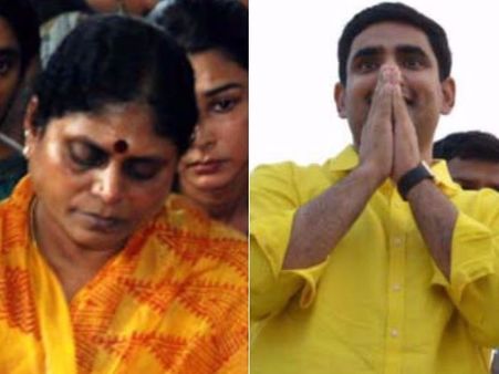 దమ్ముందా, మూడోసారి: జగన్‌కు లోకేష్, విజయమ్మను లాగిన టిడిపి