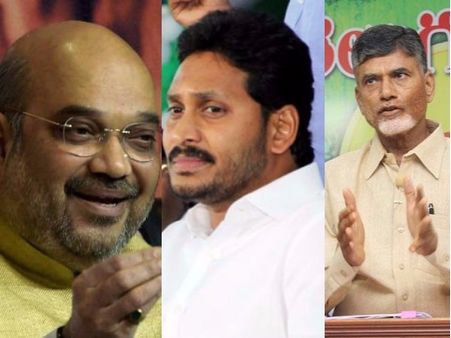 అమిత్ షా చేతుల్లోనే: జగన్ కొర్రీ... కెసిఆర్, బాబు ఒక్కటవుతారా?
