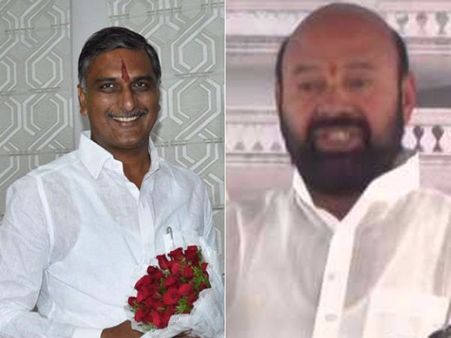 బ్యాలెట్ బయటకు తెచ్చి, ఓటు ఎక్కడ వేయాలని అడిగిన ఎమ్మెల్యే: క్లాస్ పీకిన హరీశ్