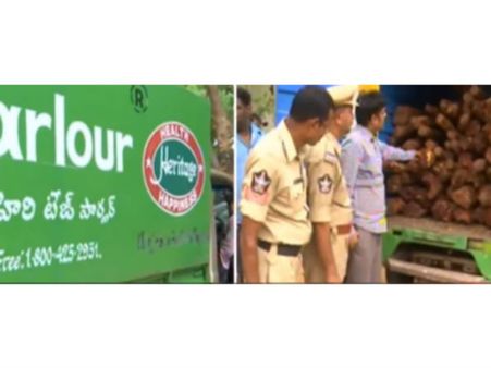 షాక్: ‘హెరిటేజ్’ వాహనంలో రూ.3కోట్ల విలువైన ఎర్రచందనం దుంగల తరలింపు