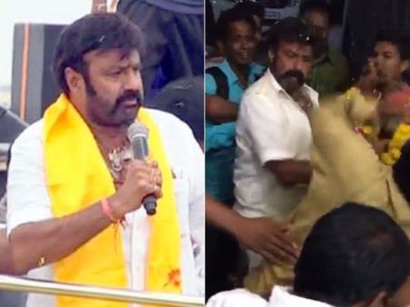 మళ్లీ రెచ్చిపోయిన బాలయ్య: నంద్యాలలో అభిమాని చెంప చెళ్లు..(వీడియో)