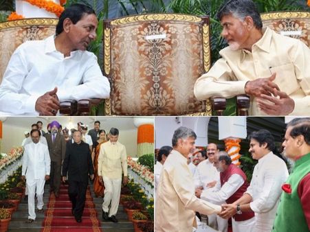 బాబు-కెసిఆర్ ముచ్చట్లు: పవన్ కళ్యాణ్ అలా చెప్పాక తొలిసారి, స్పెషల్ అట్రాక్షన్ (ఫోటోలు)