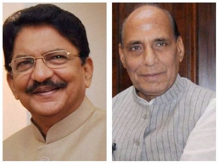 కేంద్ర హోం మంత్రి రాజ్ నాథ్ సింగ్ తో గవర్నర్ విద్యాసాగర్ రావ్ భేటీ: ఏం చేస్తారో !