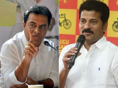 హీరోయిన్ల వద్దకు వెళ్తావు కానీ!: కేటీఆర్‌కు రేవంత్ రెడ్డి అల్టిమేటం