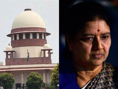 శశికలకు సుప్రీం కోర్టులో ఎదురు దెబ్బ: చిన్నమ్మ బెంగళూరు సెంట్రల్ జైల్లోనే ఉండాలి