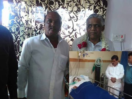 మంత్రి సమక్షంలో నిప్పంటించుకున్న అయూబ్ ఖాన్ మృతి