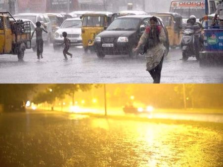 కమ్మేసిన మబ్బులు: భాగ్యనగరంలో భారీ వర్షం, లోతట్టు ప్రాంతాల్లో పోటెత్తిన వరద!