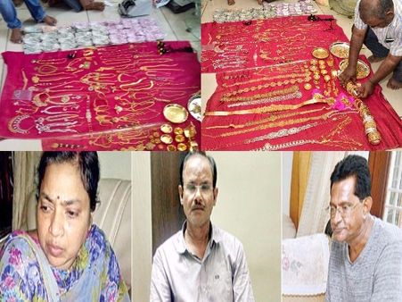 ఏసీబీకే షాక్: బంగారం గుట్టలు, నోట్ల కట్టలు: విదేశాల్లో రిటైర్మెంట్ పార్టీ(పిక్చర్స్)