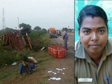 మహిళా ఎస్ఐని ఢీకొన్న వాహనం: దుర్మరణం, కావాలనే చంపేశారా ? ప్రమాదమా ?