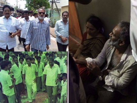 దడ పుట్టించారు: తల్లిని చూసి ఏడ్చిన రాధా, బెజవాడలో హైటెన్షన్..