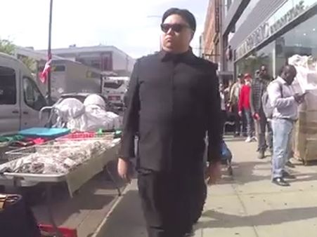 న్యూయార్క్‌లో ‘కిమ్‌ జోంగ్‌ ఉన్‌’.. వైరల్ గా మారిన వీడియో!
