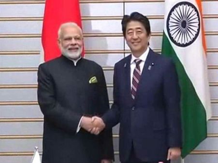 జపాన్‌ ప్రధాని షింజో అబేకి.. మోడీ శుభాకాంక్షలు