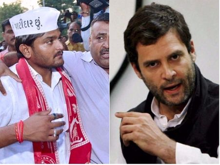 రాహుల్ గాంధీని సీక్రెట్ గా కలిసిన హార్దిక్ పటేల్!