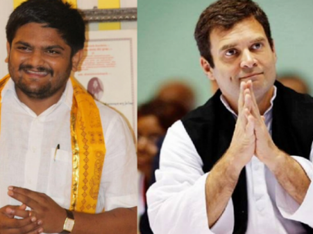 పాటిదార్ల మద్దతు కోసం కాంగ్రెస్ పాట్లు: జాతి నిర్మాత కుటుంబ వారసుడు రాహుల్ అన్న హార్దిక్