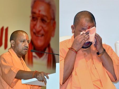 కన్నీళ్లు ఆపుకోలేకపోయిన యోగి: పాటకు చలించిపోయి.. తీవ్ర భావోద్వేగంలో..