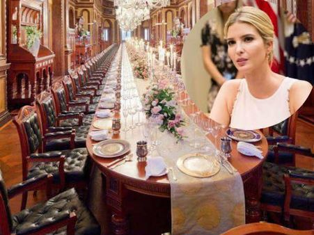 ప్రపంచంలోనే అతి పెద్ద టేబుల్‌పై ఇవాంకా డిన్నర్, ఫలక్‌నుమాలో ఏర్పాట్లు