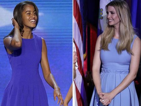 ఒబామా కూతురు మలియాకు ట్రంప్ కూతురు ఇవాంకా సపోర్ట్